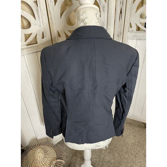 MARTIN + OSA Navy Wool Blend Blazer Jacket Women's Size Medium Career Classic - Picture 2 of 6
